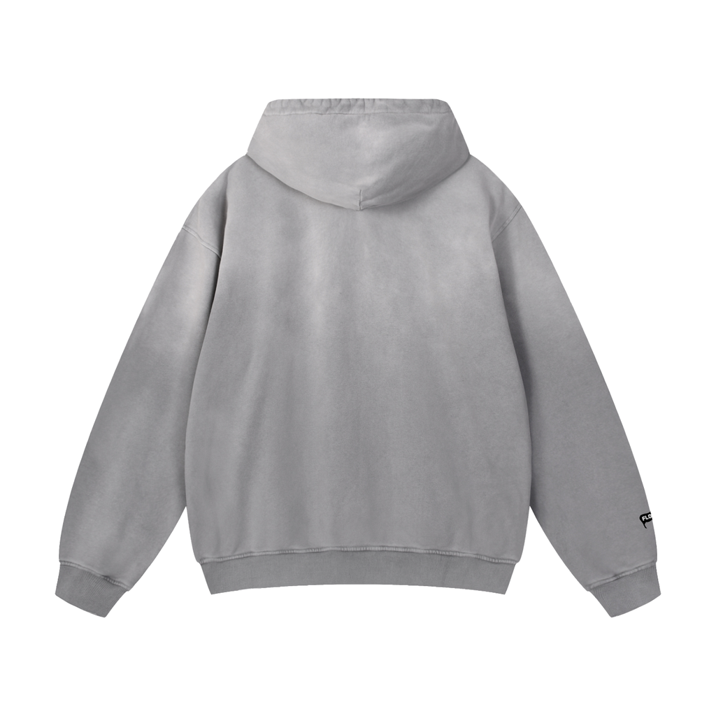 "FLOC UNIVERSITY" SUNFADE OVERSIZED HOODIE