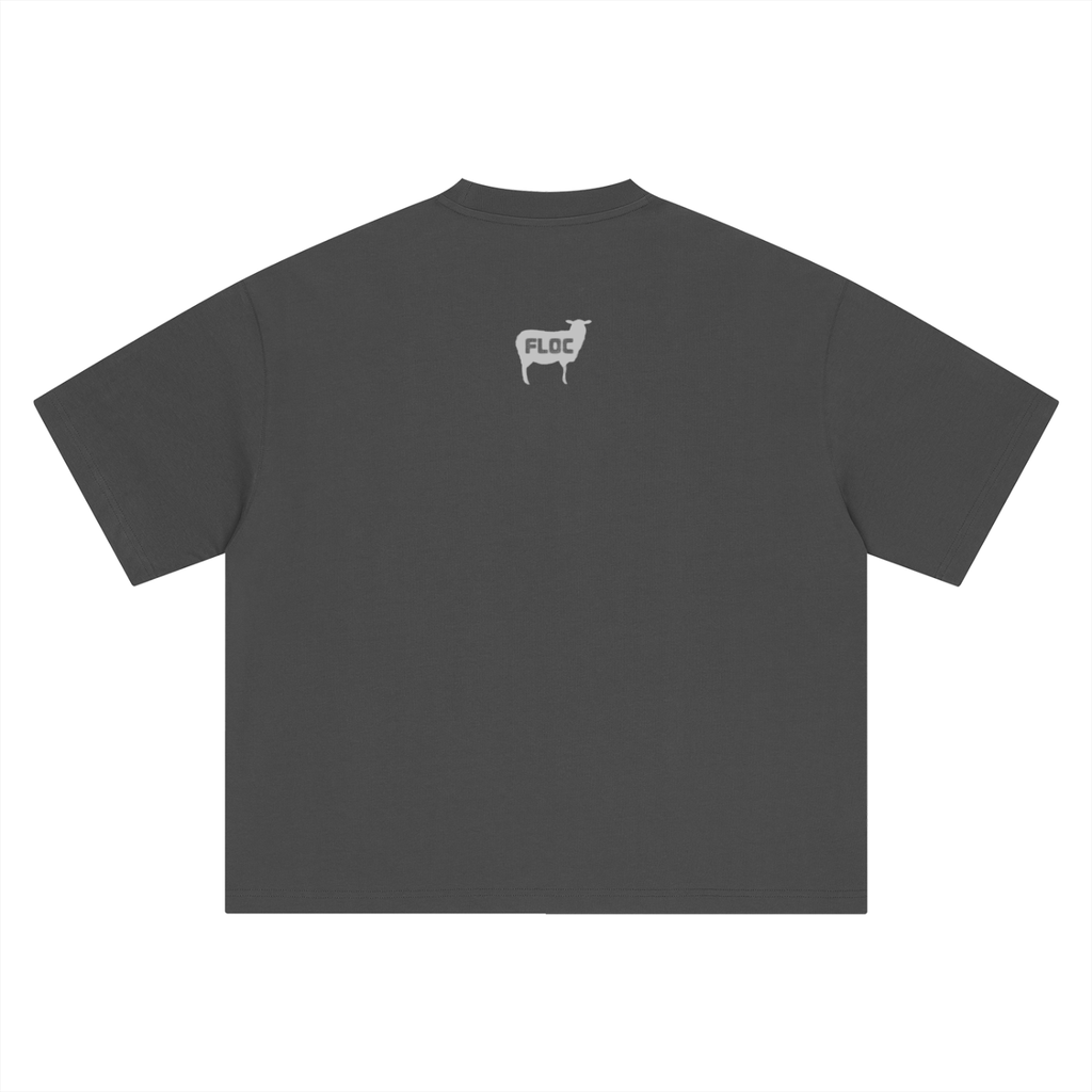 "SHEPHERD ATHLETICS" TEE- DARK GREY
