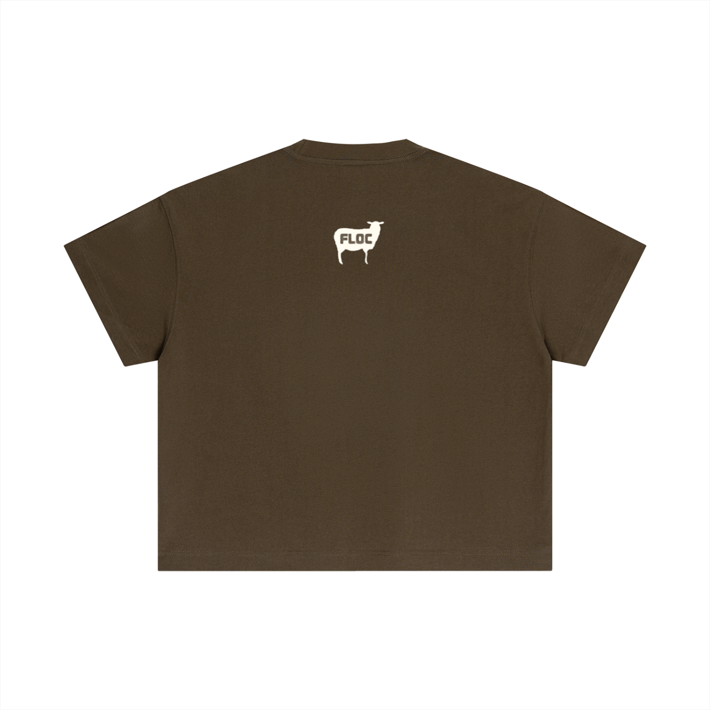 "SHEPHERD ATHLETICS" TEE- COFFEE