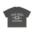 "SHEPHERD ATHLETICS" TEE- DARK GREY