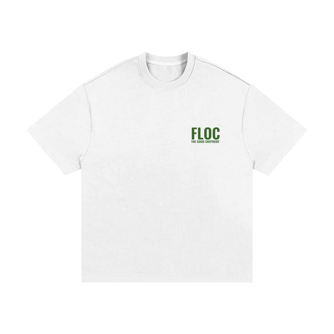 "THE GOOD SHEPHERD" TEE- BLACK & WHITE