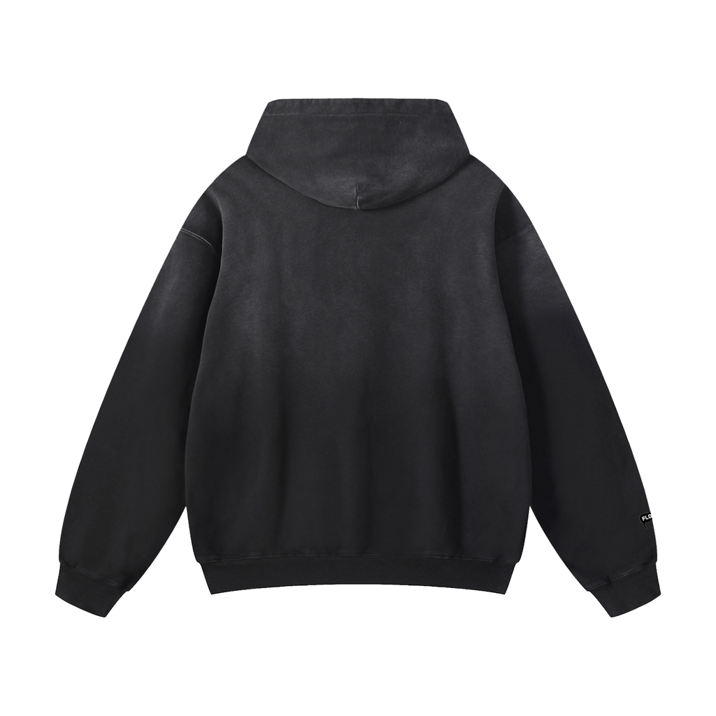 "FLOC UNIVERSITY" SUNFADE OVERSIZED HOODIE